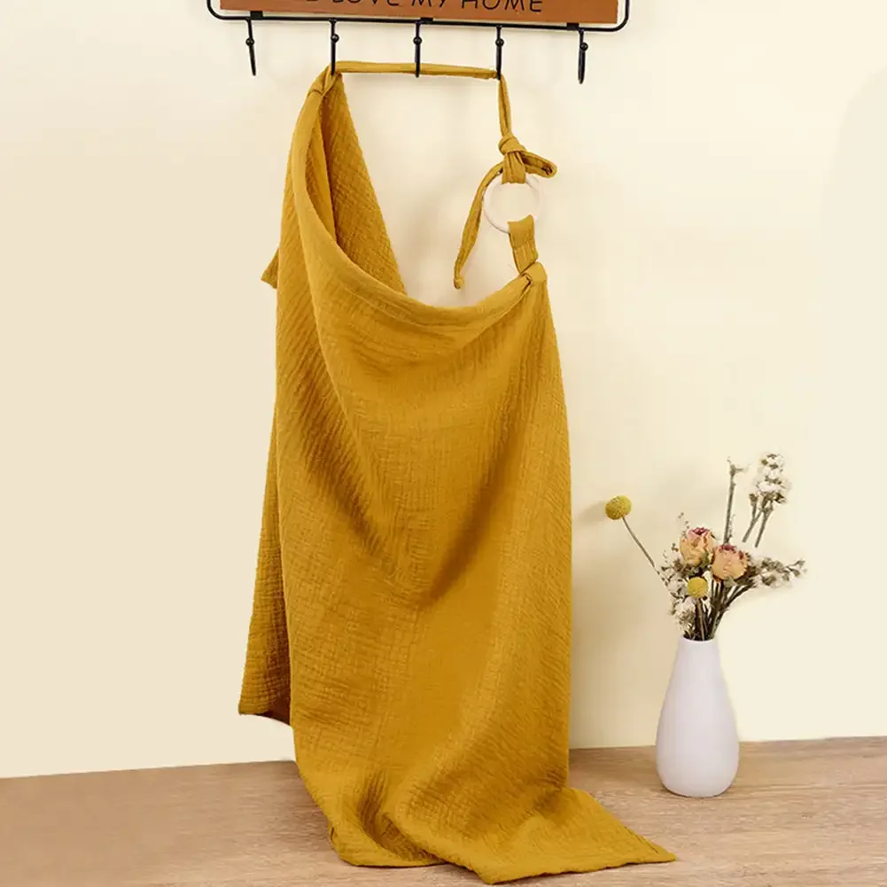 Couverture d'allaitement Ginger en coton bio tablier d'intimité réglable pour maman et bébé couverture de pous