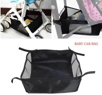 Sac de poussette portable pour nouveauné panier organizateur avec accessoires suspendus sac de rangement prati