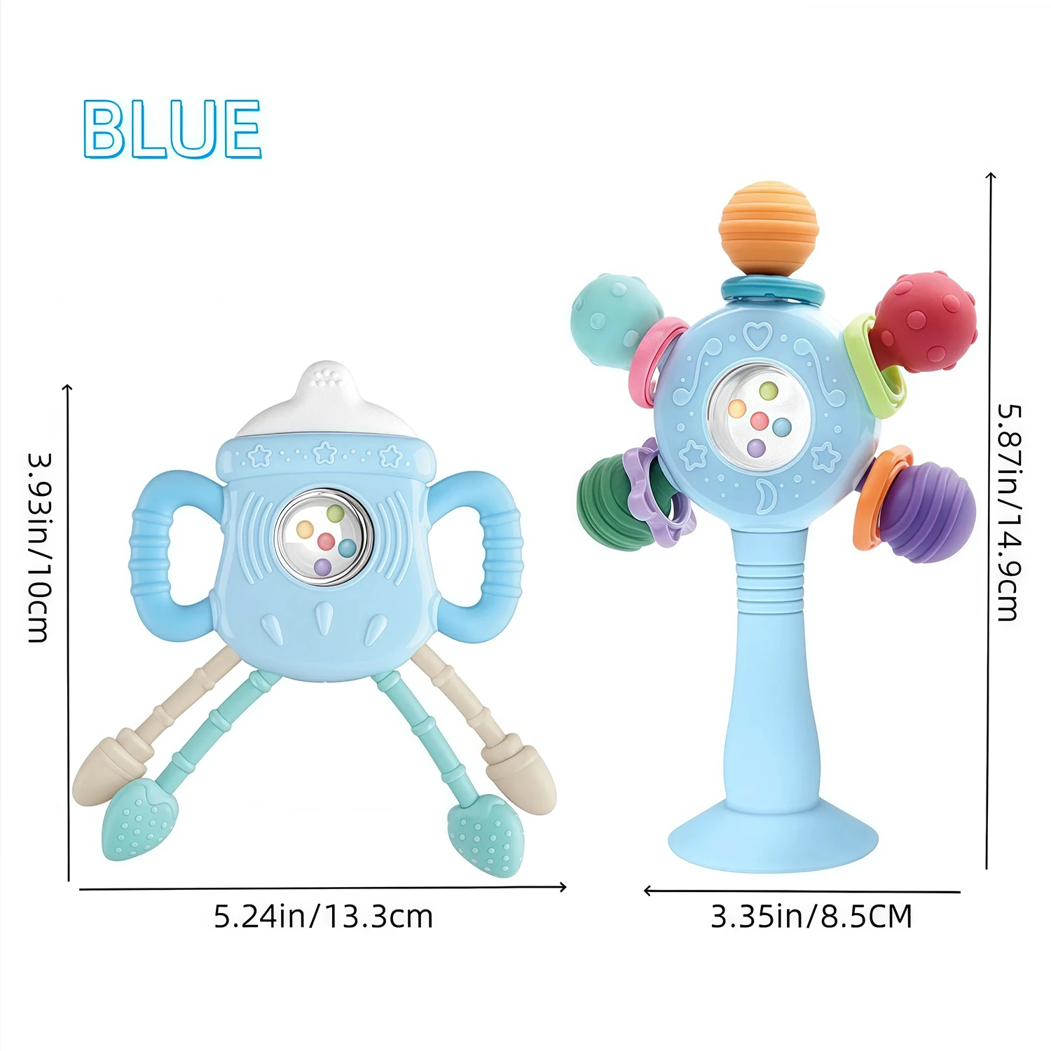 Ensemble de jouets de dentition sans BPA jouets sensoriels pour bébé