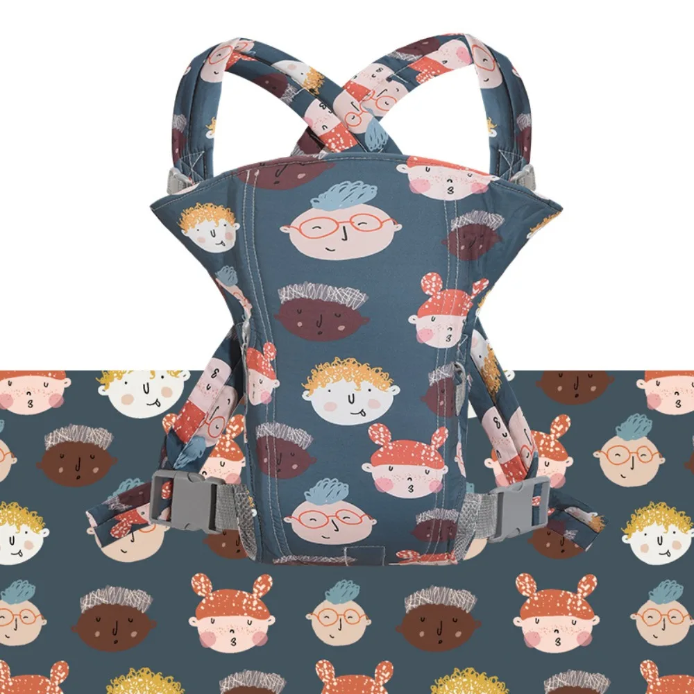 Portebébé ergonomique à maintien avant conception écharpe 360 degrés matériau souple sac kangourou bébé style