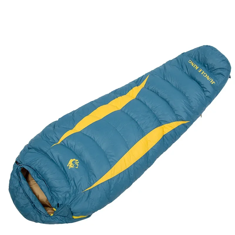 Jungle King sac de couchage adulte camping hiver sac de couchage canard double isolation thermique sac de dorm