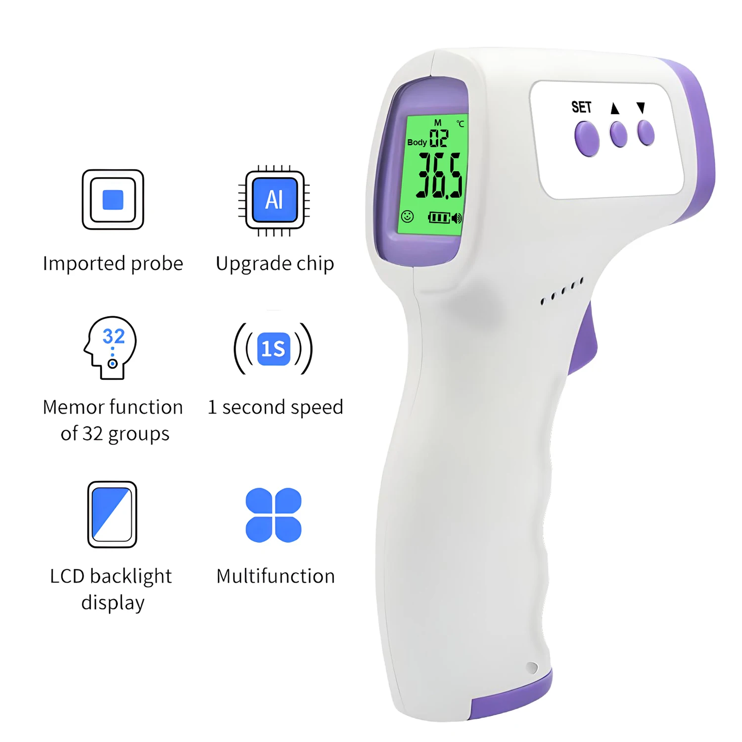 Therye.com-Therye.com médical numérique pour bébé et adulte, outils de température infrarouge sans contact, fi