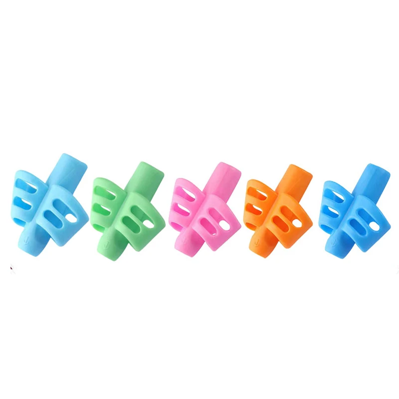 Accessoires cheveux enfants silicone multicolores 5 pièces clips cheveux souples ergonomiques pour maintenir l