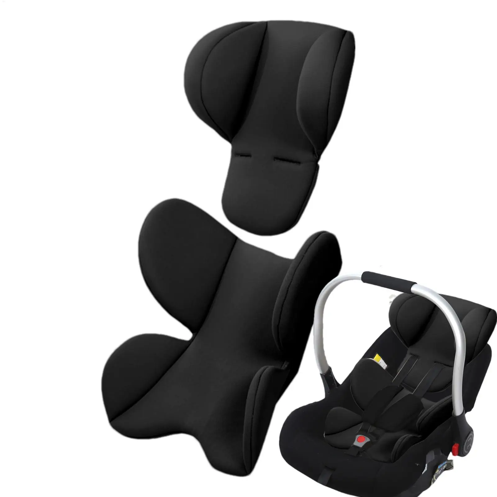 Coussin de siège auto bébé insert doux appuitête matelas de chariot accessoire poussette confort et sécurité e