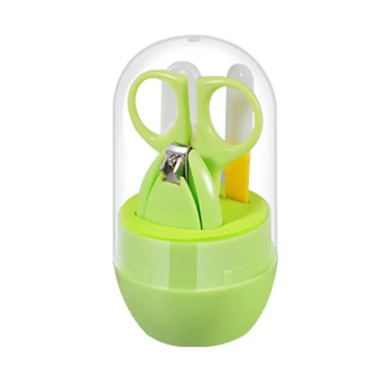 Organisateur de bureau en plastique transparent 4 pièces ciseaux