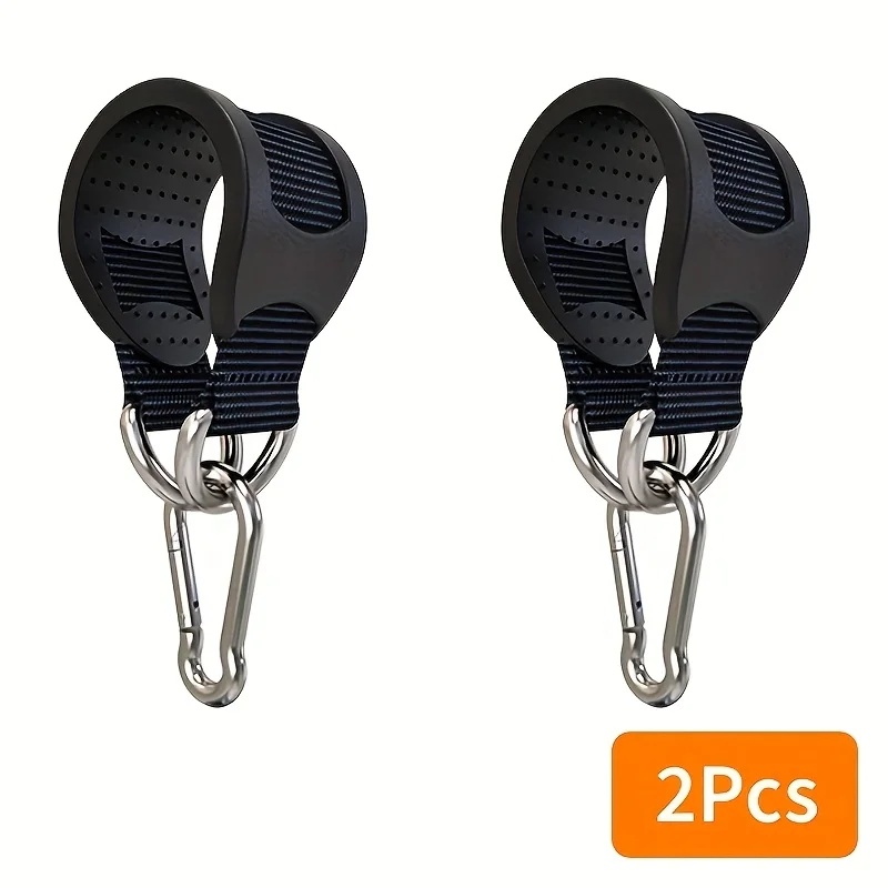 Élingue Nylon Crochet Métal Équipement Gymnastique Sécurité Pratique 2 Pièces