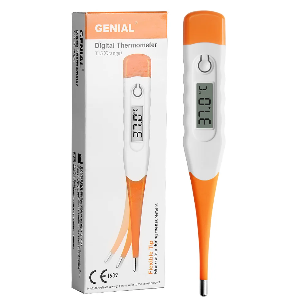 Thermomètre numérique GENIAL pour bébé pointe flexible lecture rapide