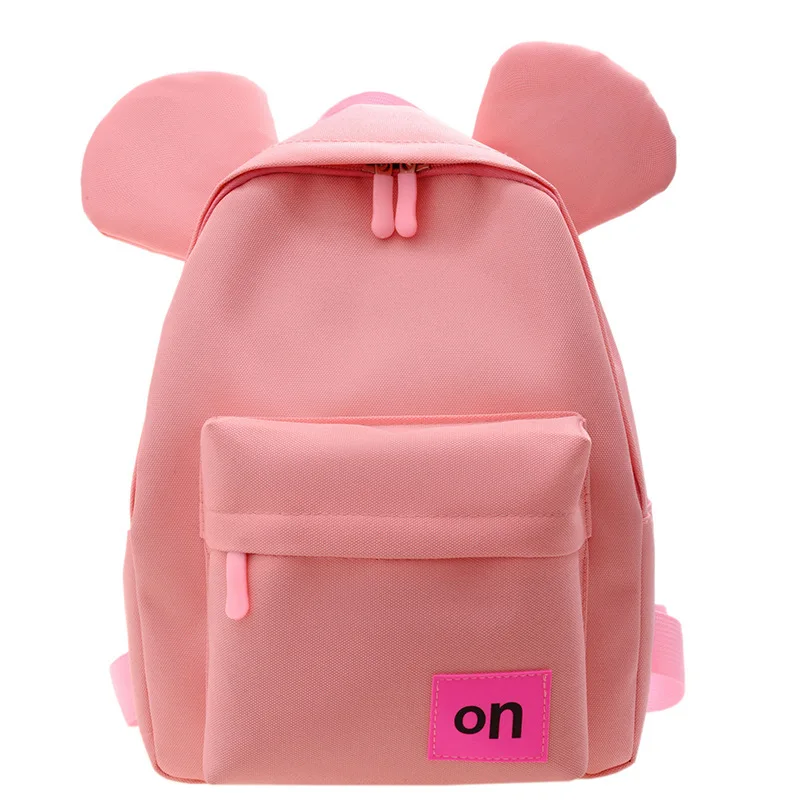 Sac de voyage personnalisé pour bébé, couleur bonbon, cartable personnalisé pour la maternelle, nom brodé, des