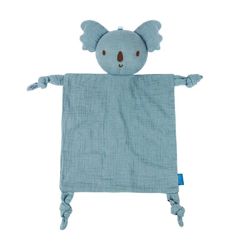 Doudou peluche koala bleu doux apaisant bébé jouet confort sécurité