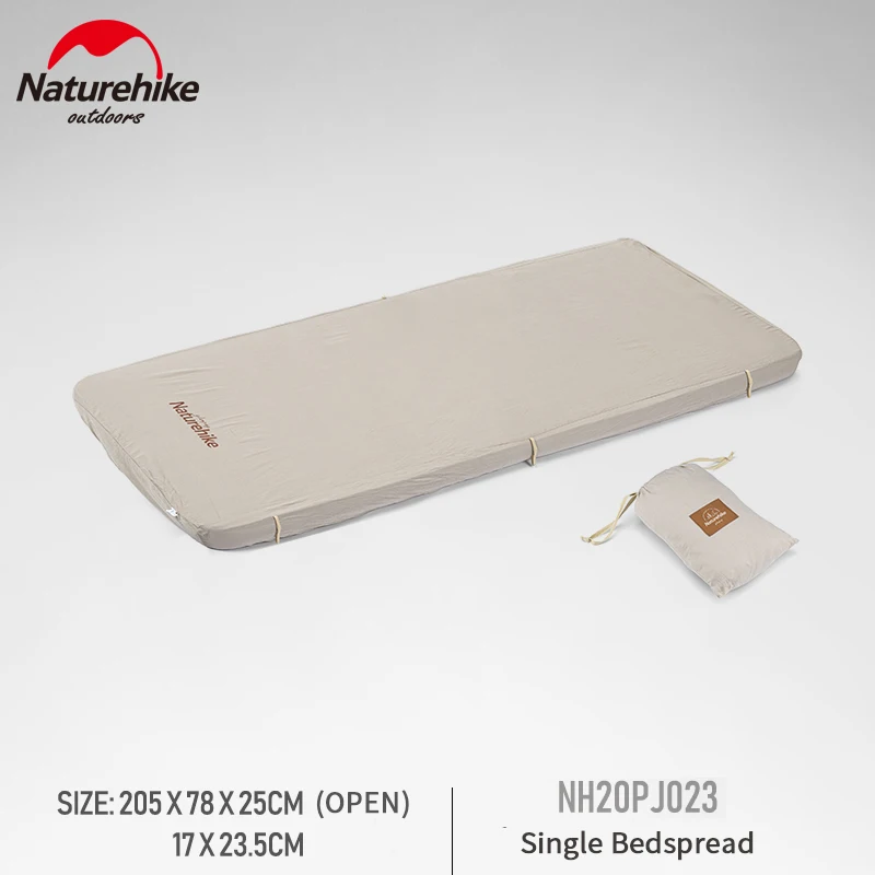 Couverture gonflable extérieure Naturehike matelas camping drap resp respirant antipoussière portée bébé rando