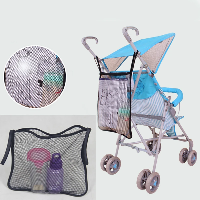 Organisateur magnétique pour poussette sac de rangement pour couches accessoires de landau filet de sécurité b