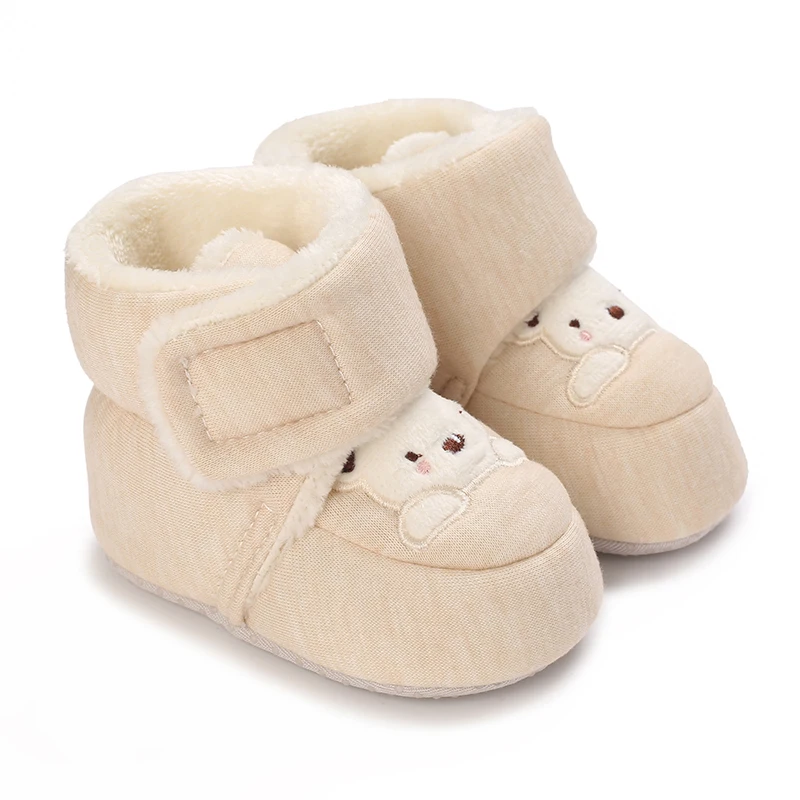 Bottines bébé filles garçons mignonnes douces dessin animé coton premier marcheur accessoires bébé confort séc