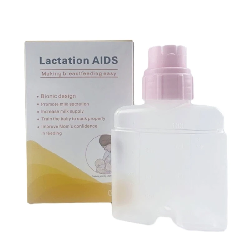 Bouteille d'aide à l'allaitement ergonomique stimule la lactation facilite le tétage design bionique confort b