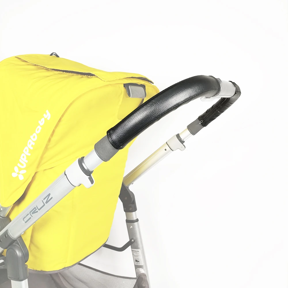Housse cuir synthétique Uppababy Cruz Vista V1/V2 barre de poussée main courante accessoire bébé poussette mam