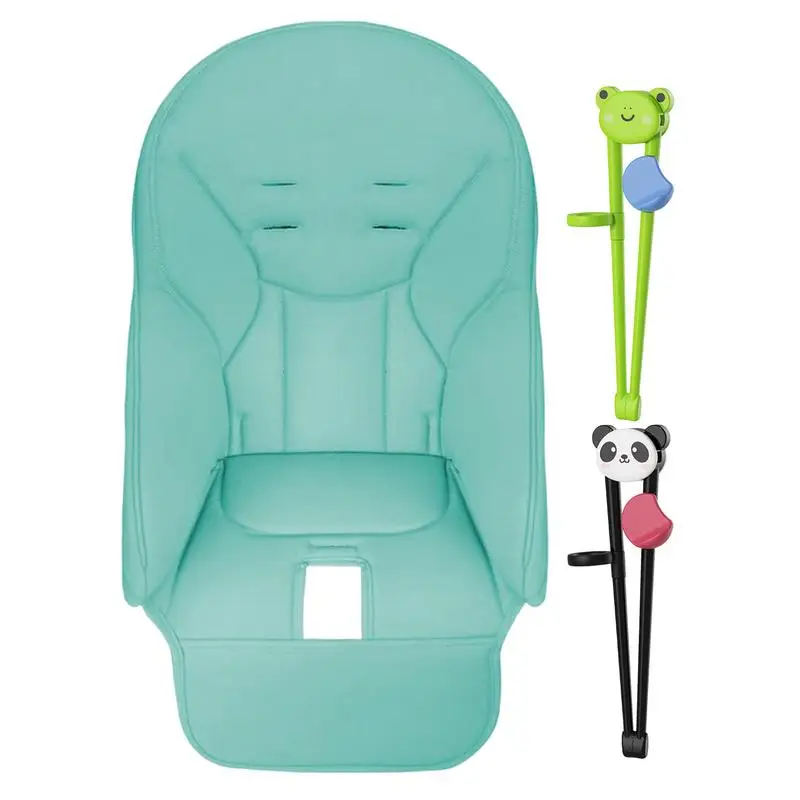 Coussin de protection pour chaise haute bébé chaise de salle à manger siège rembourré doux en cuir PU pour enf