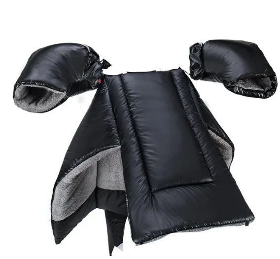 Couverture de jambe d'hiver pour poussettes imperméable doux chaud protection contre la pluie et le vent polye