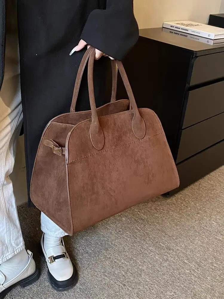 Sac fourretout en cuir PU poussette sac à bandoulière bébé grand volume portable style rétro idéal portage