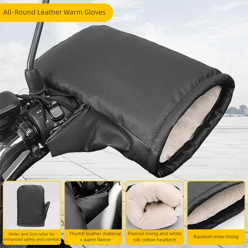 Gants chauffants moto hiver imperméables protection froid vent gants