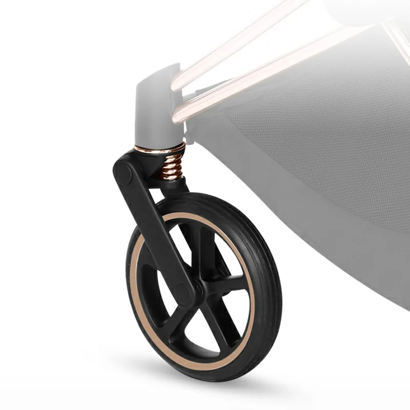 Roue de landau Cybex Priam 3/4 noir rose or blanc cercle latéral roues avant et arrière accessoires de remplac