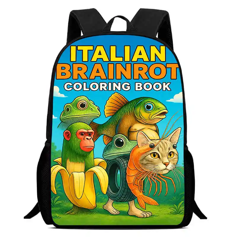Sacs à dos pour enfants Disney sacs d'école de grande capacité imprimé cerveau design cartoon color10 sac à do