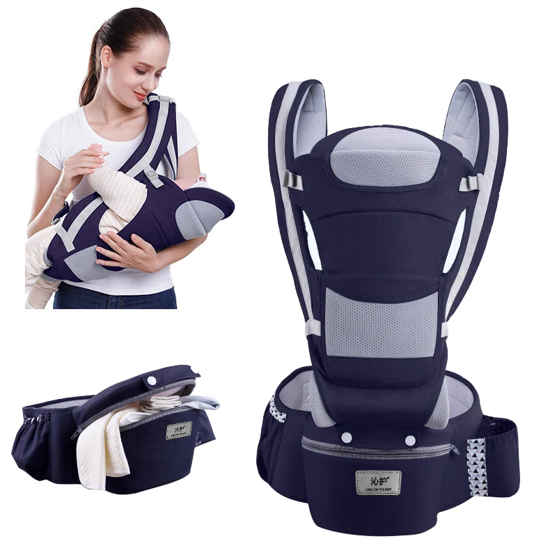 Portebébé ergonomique sac à dos kangourou Hipseat transporteur face avant bébé confort maternité 036 mois