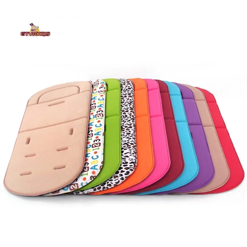 Coussin de siège en mousse ETKAKIDS pour poussette chaise haute tapis de jeu 8 coloris design éducatif protect