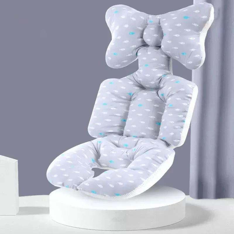 Coussin de siège de poussette rembourré pour bébé tapis de voiture doux accessoire de sécurité confortable