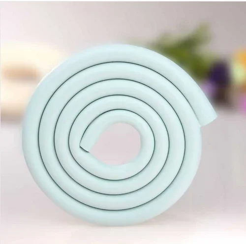 Protection d'angle de sécurité pour enfants bande de parechocs en mousse 2m bleu clair pour table meuble bordu