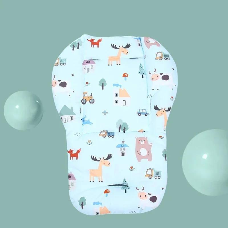 Coussin de poussette pour bébé automne hiver coussin chaud coton doux siège confort bébé accessoire poussette