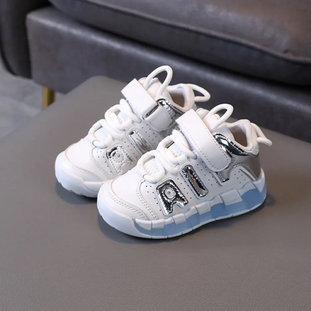 Chaussures de sport souples pour bébés filles et garçons baskets antiglisse respirantes style tendance 2022 Si