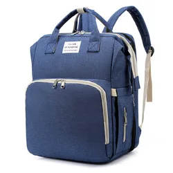 Sac à langer YOLO ME sac à dos bébé portable grande capacité style moderne poches multiples_USB intégré design