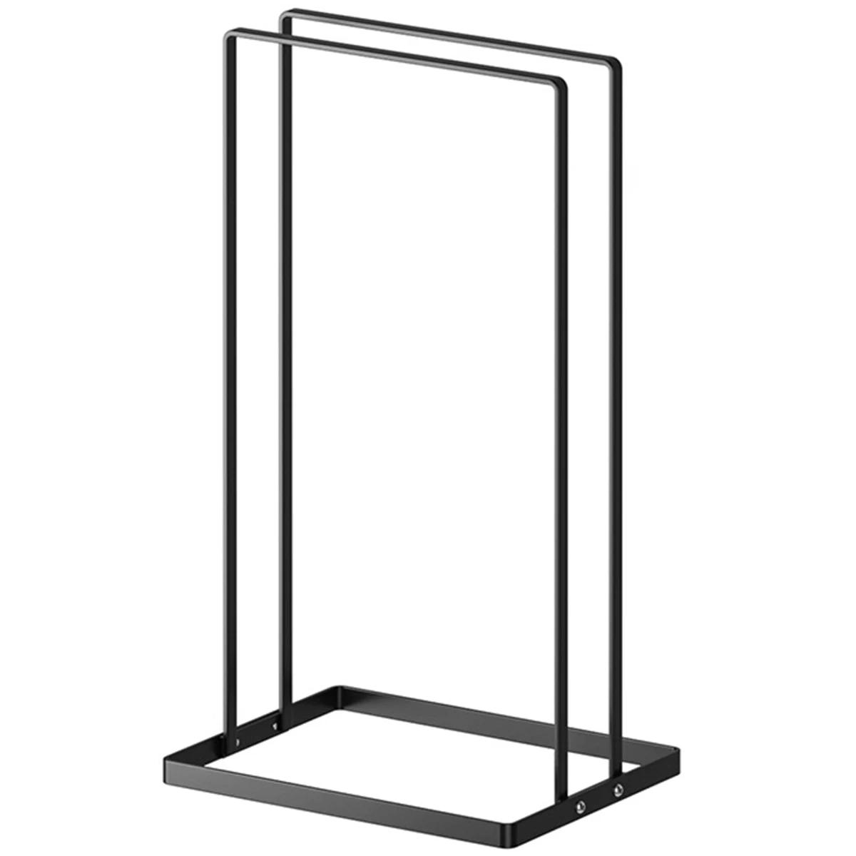 Porterevues en métal noir design minimaliste rangement magazines et