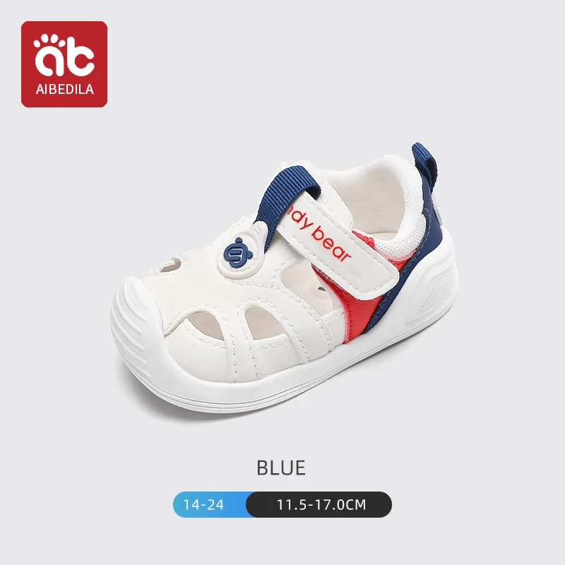 Sandales bébé fille garçon premiers pas baskets maille légères respirantes antidérapantes 13 ans bleu marine b