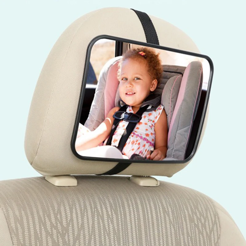 Mirroir de siège arrière voiture bébé large et réglable sécurité enfant