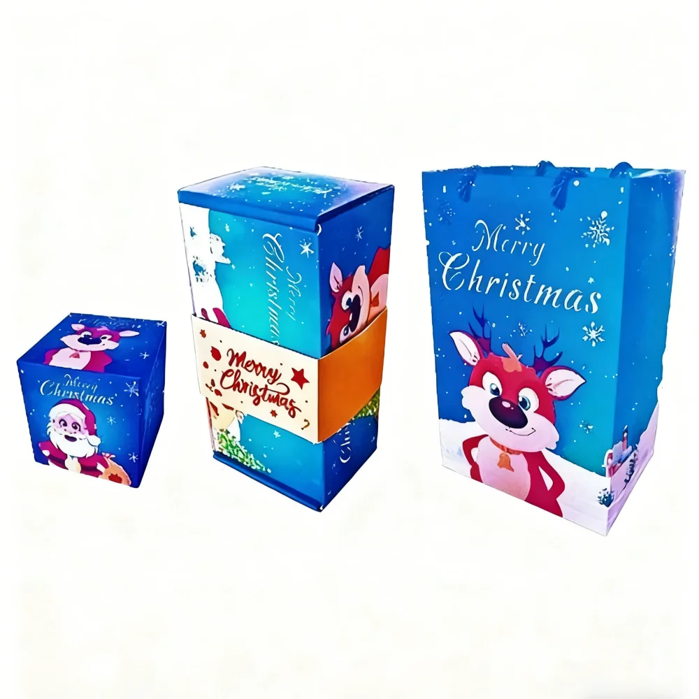 12 boîtescadeaux Noël Explosion argent pliantes enveloppes rebondissantes set cadeau créatif anniversaire Baby