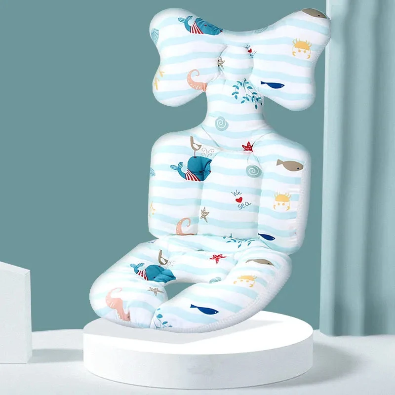 Coussin de positionnement bébé confortable design éducatif tissu doux motifs marin 36 ans accessoire poussette