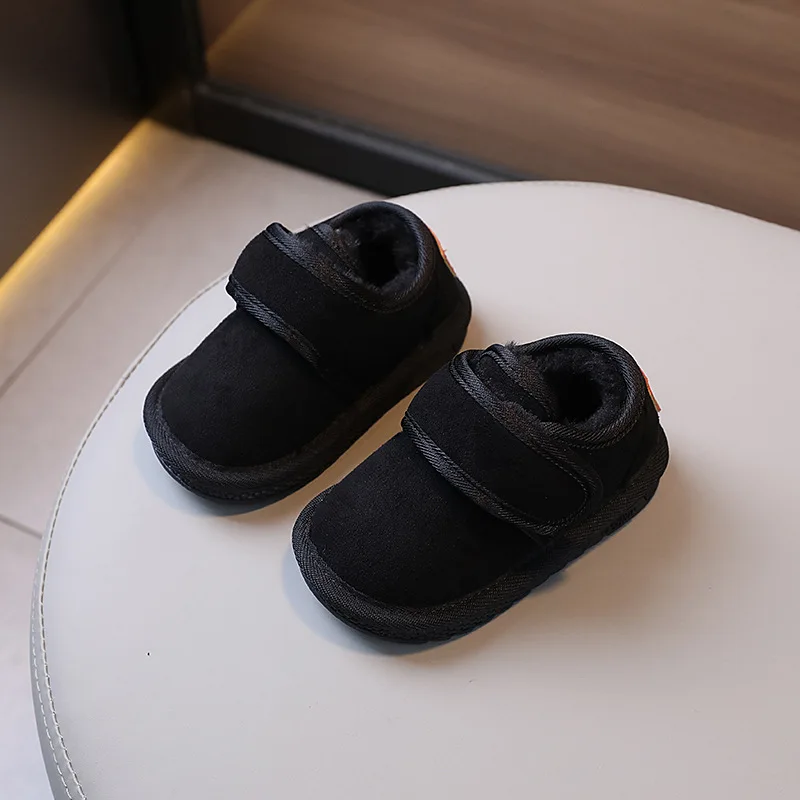 Chaussures d'intérieur enfants 13 ans antiglisse confort doux cuir synthétique bébé premiers marcheurs