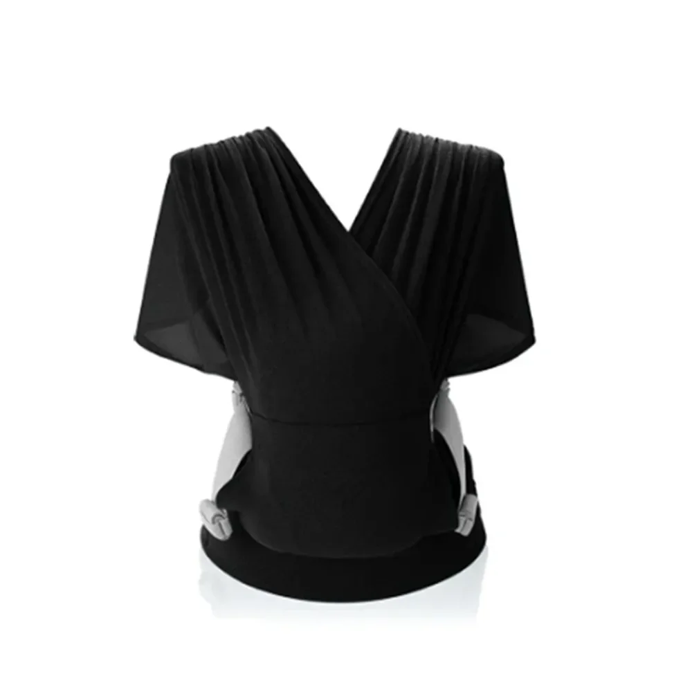 Portebébé ergonomique respirant noir tissu doux bébé nouveauné confortable ajustable parents mains libres tran