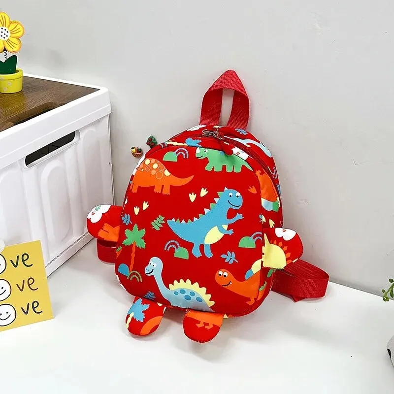 Sac à dos bébé dinosaure dessin animé Cute animal design école enfants garçons filles ajustables strapsปลอดภัย