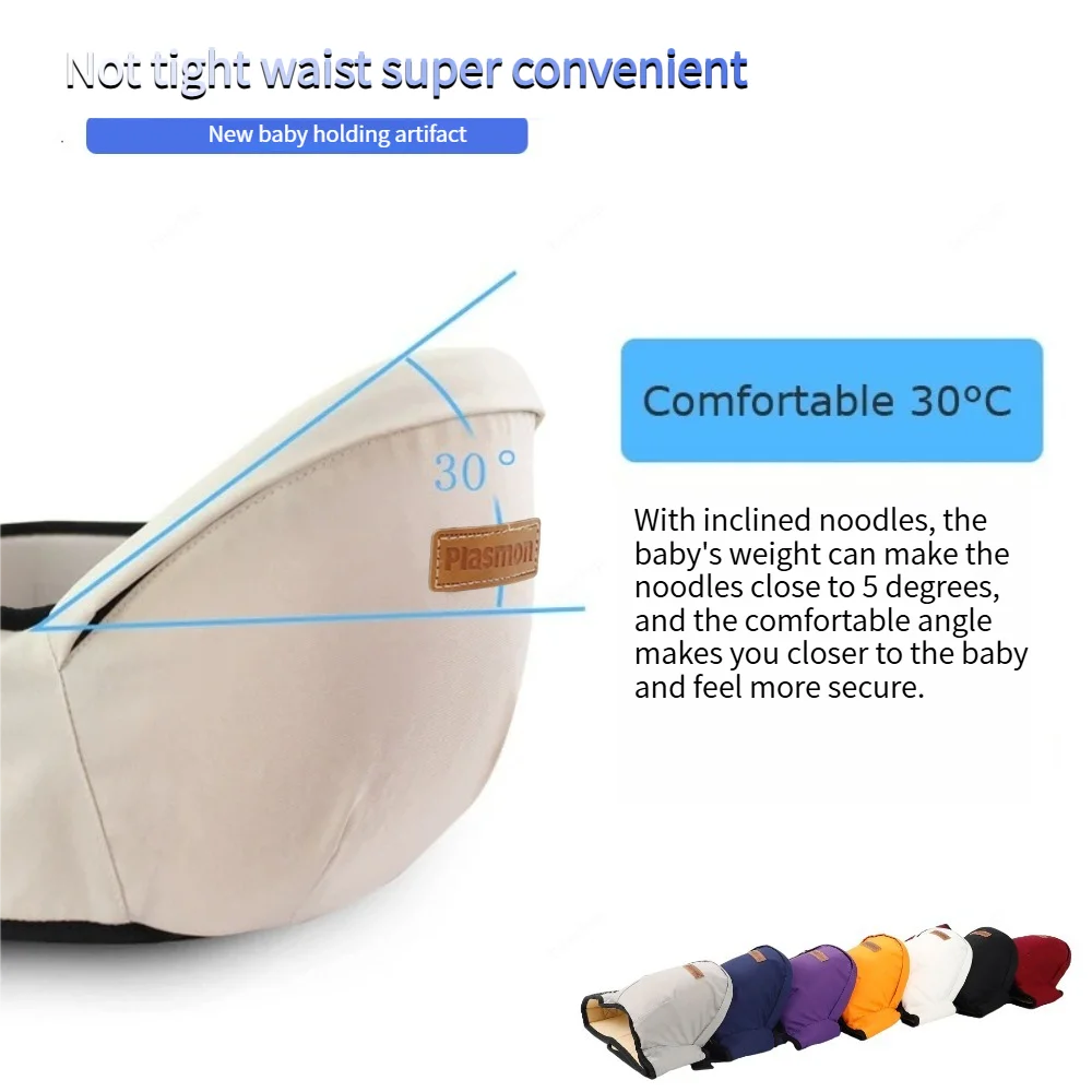 Portebébé qualité supérieure ajustable sécuritaire multifonctionnel sac à dos harnais ceinture siège support t