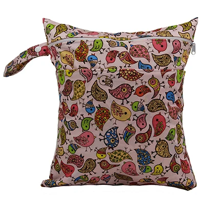 Sacs étanches réutilisables avec motifs oiseaux sac de plage piscine voyage plage sport yoga couches sacs à do