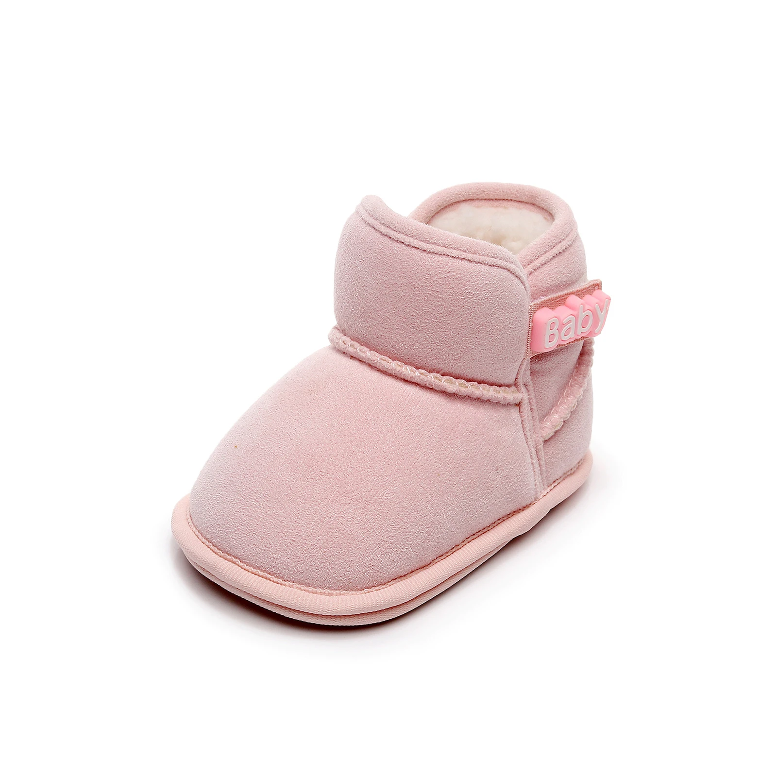 Bottes de marche intérieures pour bébé filles et garçons chaussons doux peluche premiers pas 012 mois