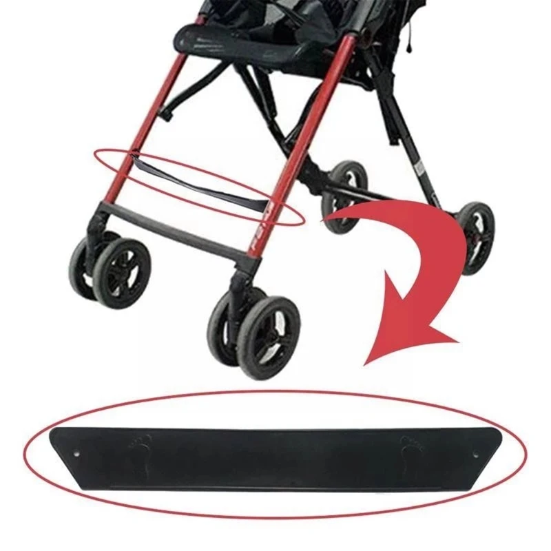 Reposepieds à pédale pour poussette extension de pieds accessoires de landau sécurisant confortable facile à i