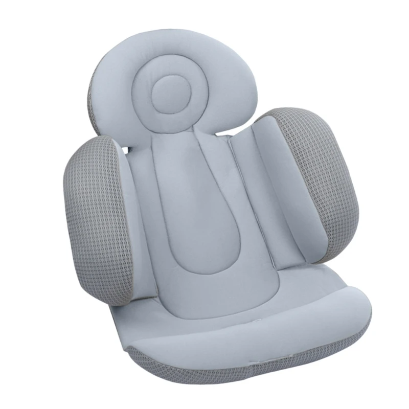 Coussin de siège ergonomique pour poussette bébé confortable soutien dorsal tissu doux design moderne style mi