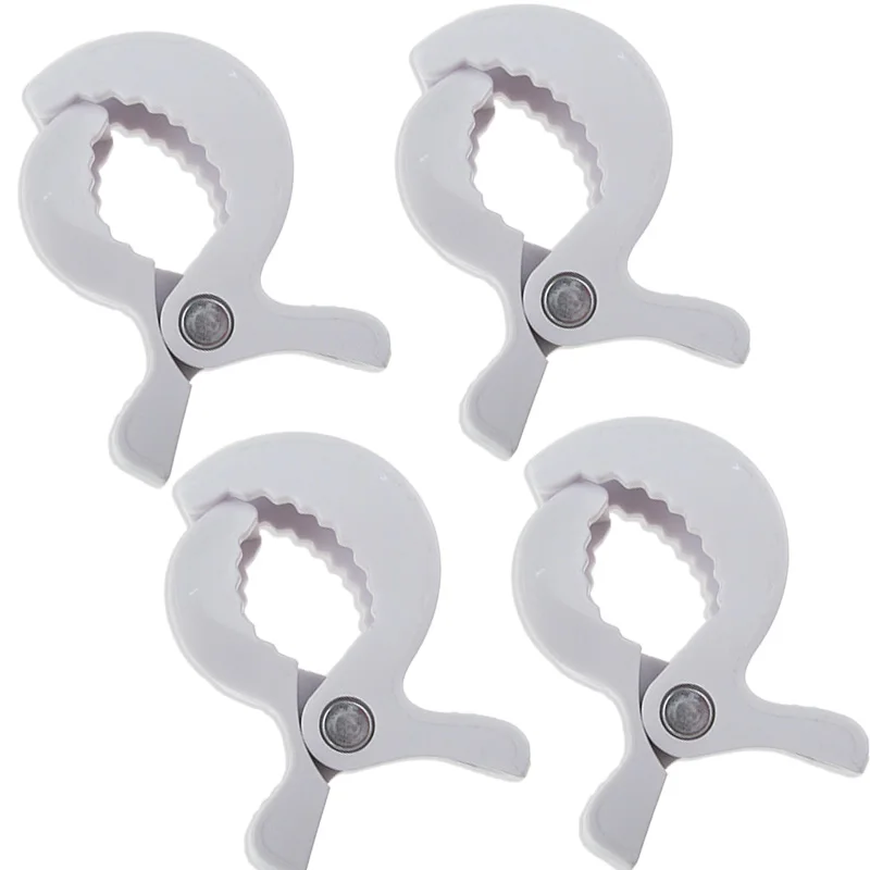 Pince plastique à ressort pour maintien serrage multifonction 4 pièces blancs工具工藝家 cầm tay tiện dụng