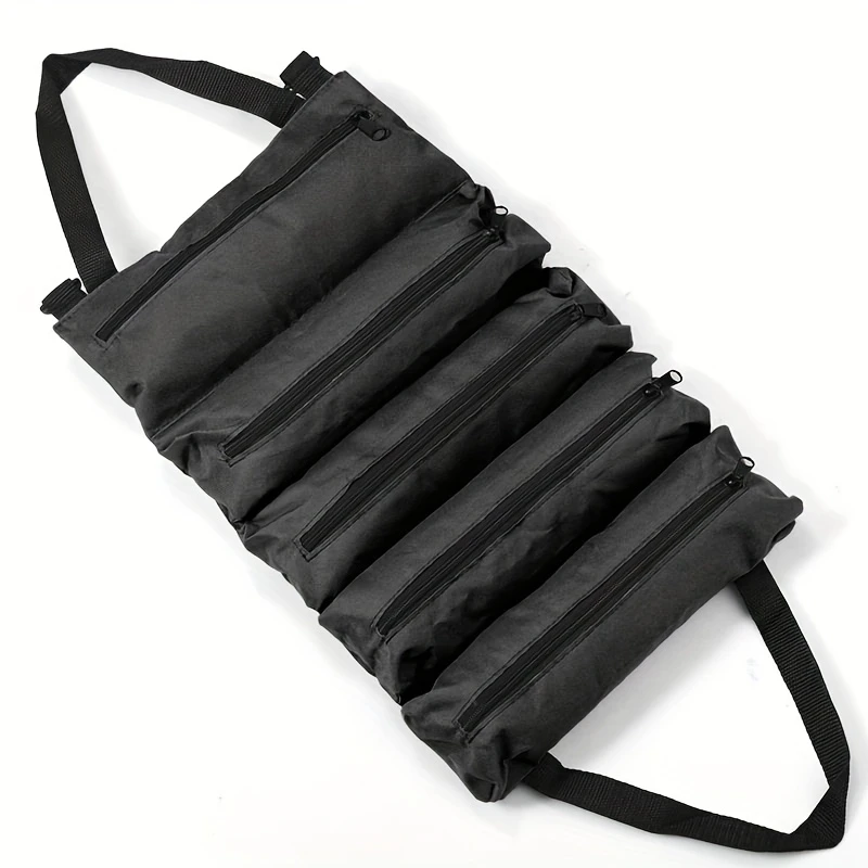 Organisateur de sac en tissu Oxford sac de rangement multifonction poches zippées portable style minimaliste n