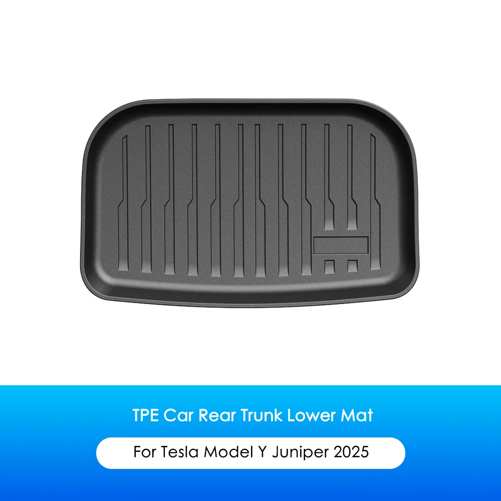 Tapis de coffre avant et arrière pour Tesla modèle Y Juniper 2025, doublure de chargement, tampons TPE antidér