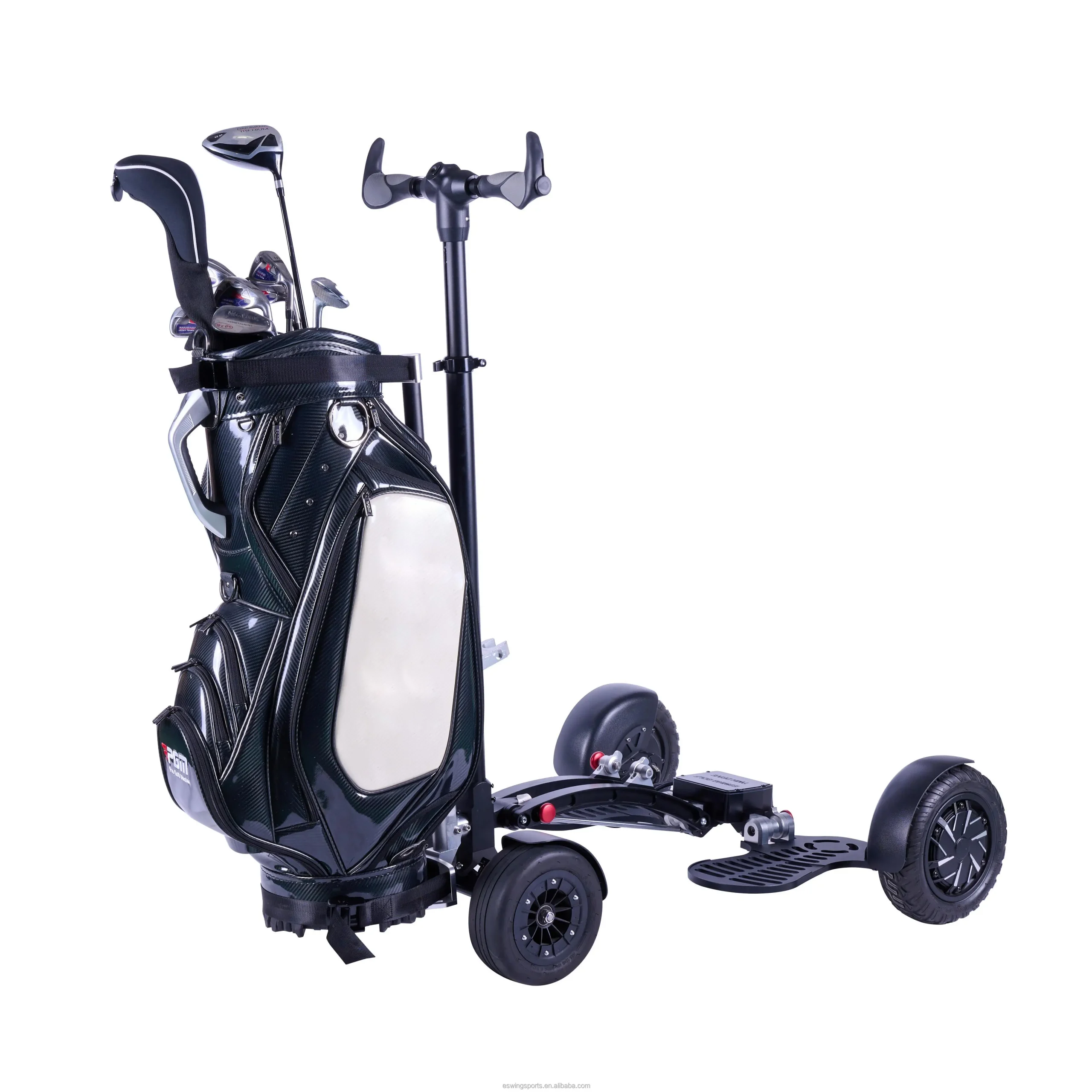 Scooter électrique 4 roues pliable 10 pouces 1600W léger portabilité bébé sécurité optimale batterie 48V 14Ah 