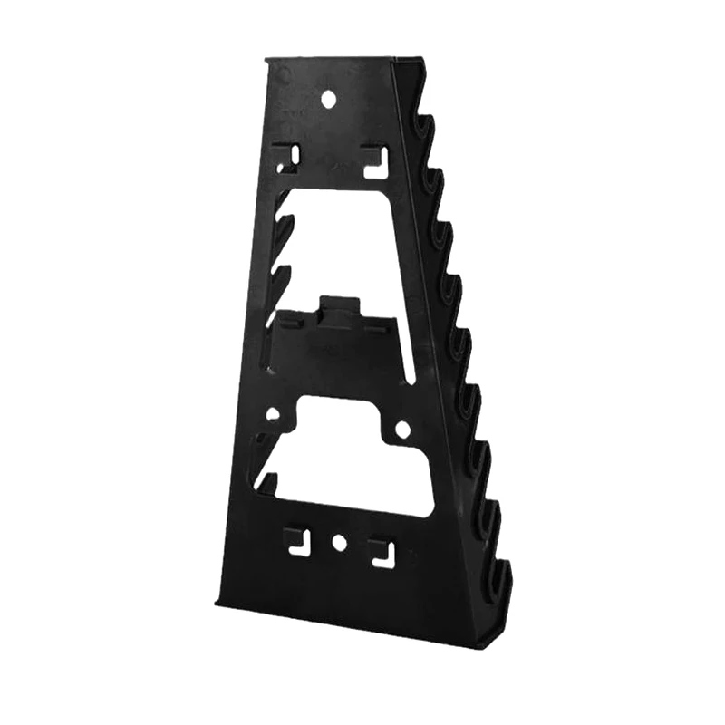 Support mural organisateur rangement outils bébé plateau fixe en plastique noir durable et sécurisé pour la ch