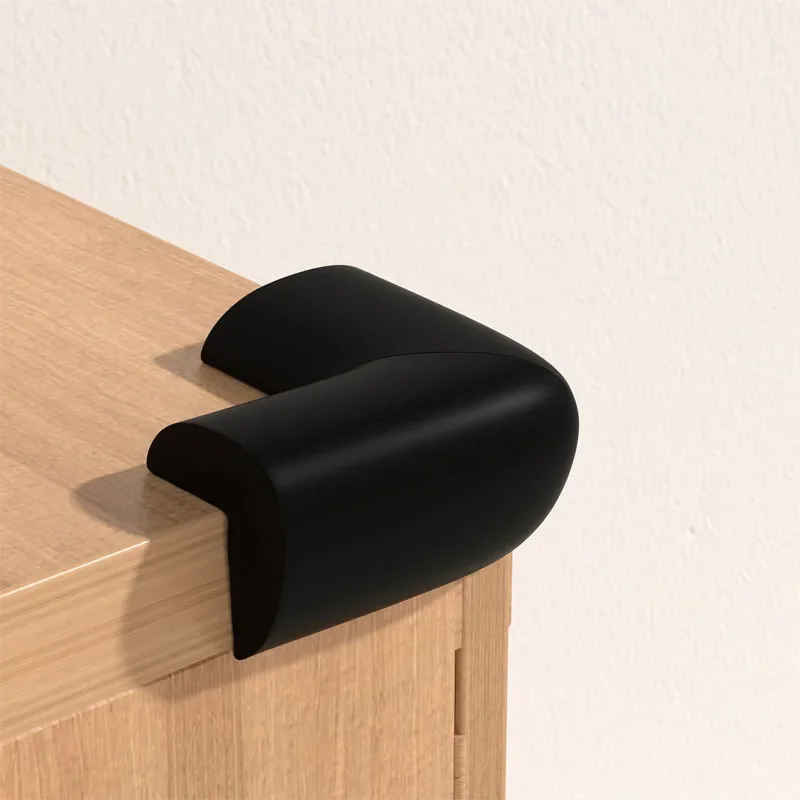 Protections d'angle souples pour bébé 4 pièces préadhésives pour tables sécurité enfants bord tranchant design